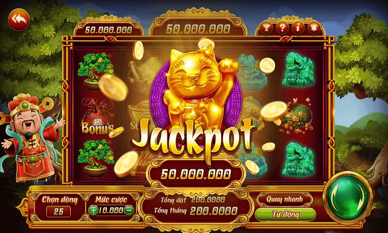 Trò chơi máy đánh bạc (Slots) tại 98win58 Saobet